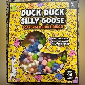 🦆 Duck Duck Silly Goose Scavenger Hunt Bingo Game | NEW SEALED 🎁